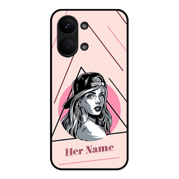 Poco X8 Pro Max 5G Custom Glass Phone Case - Rockstar Girl Design