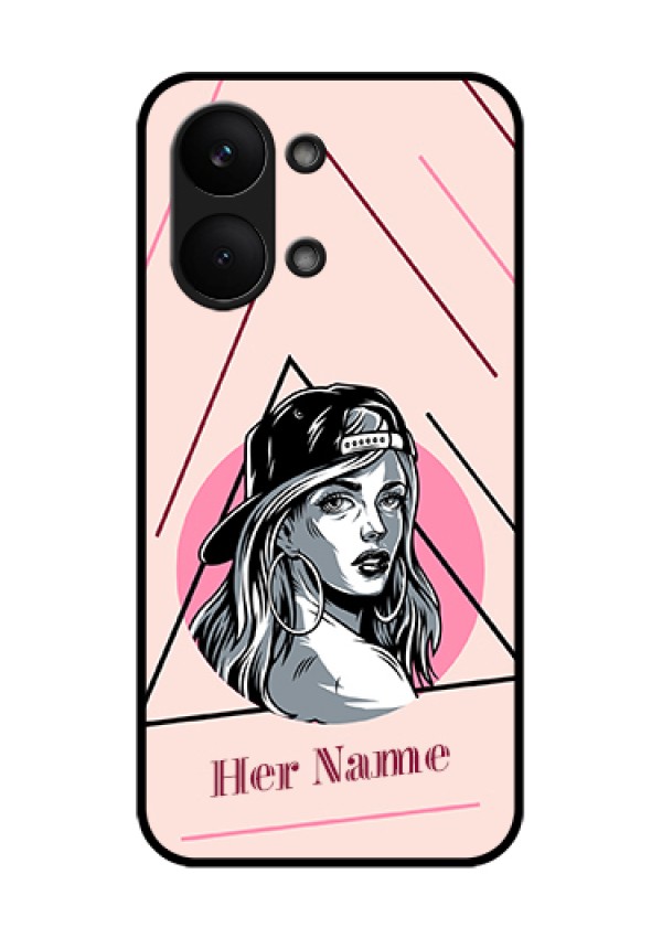 Poco X8 Pro Max 5G Custom Glass Phone Case - Rockstar Girl Design
