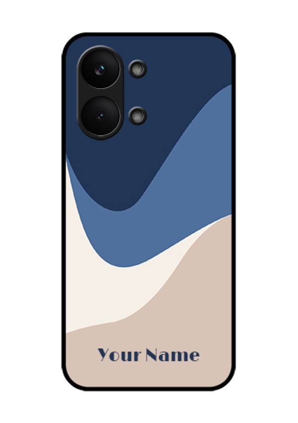 Poco X8 Pro Max 5G Custom Glass Phone Case - Abstract Drip Art Design