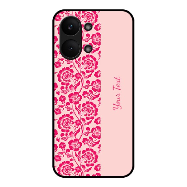 Poco X8 Pro Max 5G Custom Glass Phone Case - Attractive Floral Pattern Design