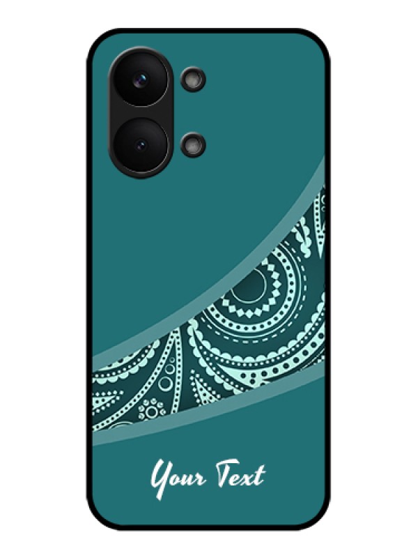 Custom Poco X8 Pro Max 5G Custom Glass Phone Case - Semi Visible Floral Design