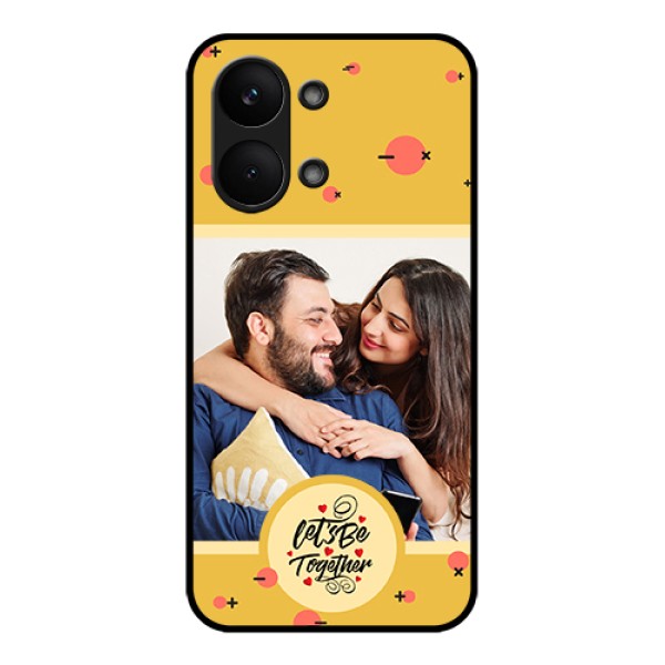 Poco X8 Pro Max 5G Custom Glass Phone Case - Lets Be Together Design Poco X8 Pro Max 5G Custom Glass Phone Case - Lets Be Together Design