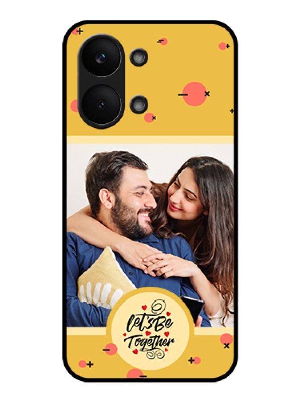 Custom Poco X8 Pro Max 5G Custom Glass Phone Case - Lets Be Together Design