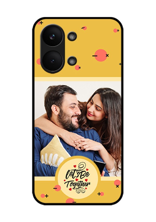 Poco X8 Pro Max 5G Custom Glass Phone Case - Lets Be Together Design