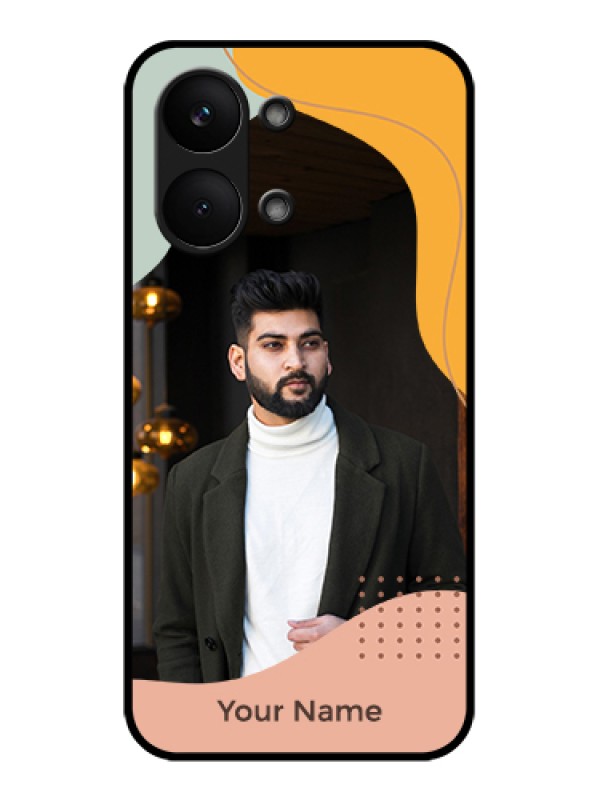 Custom Poco X8 Pro Max 5G Custom Glass Phone Case - Tri - Coloured Overlay Design
