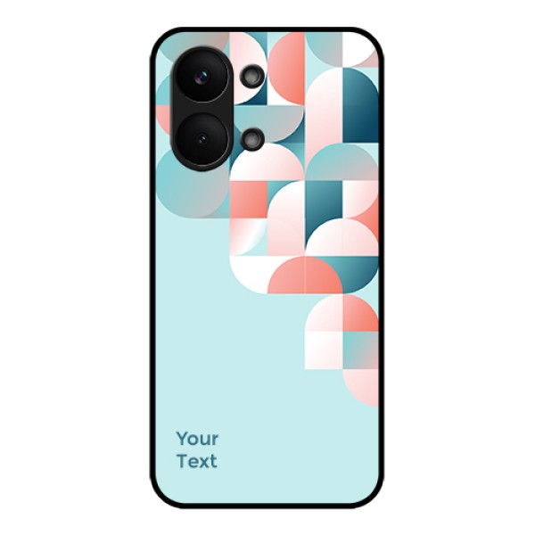 Poco X8 Pro Max 5G Custom Glass Phone Case - Stylish Semi - Circle Pattern Design Poco X8 Pro Max 5G Custom Glass Phone Case - Stylish Semi - Circle Pattern Design