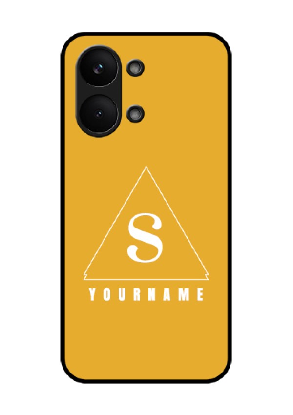 Poco X8 Pro Max 5G Custom Glass Phone Case - Simple Triangle Design