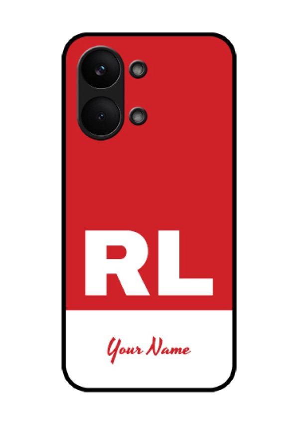 Poco X8 Pro Max 5G Custom Glass Phone Case - Dual Tone Custom Text Design