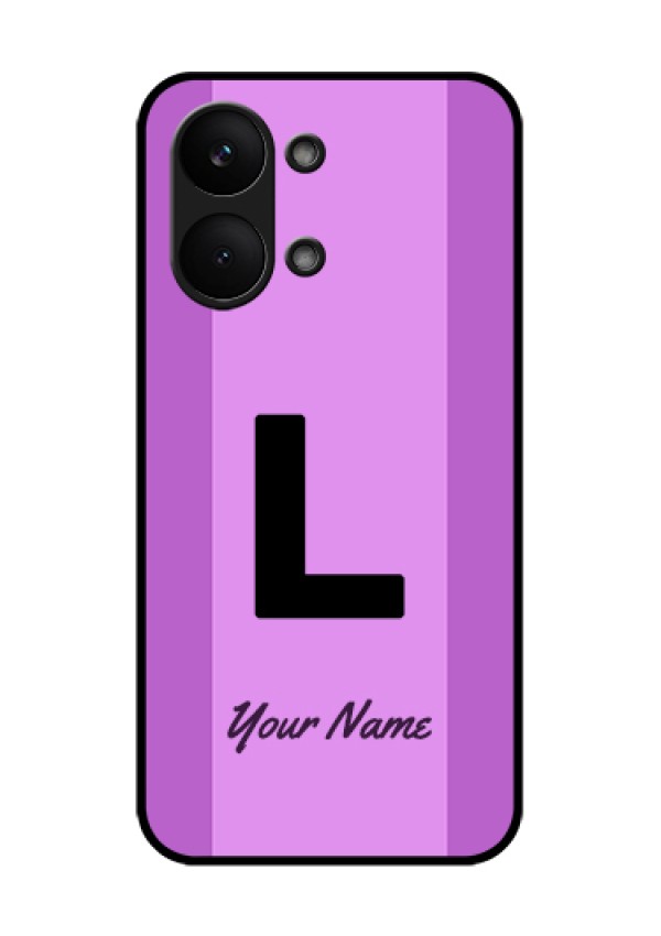 Poco X8 Pro Max 5G Custom Glass Phone Case - Tricolor Custom Text Design