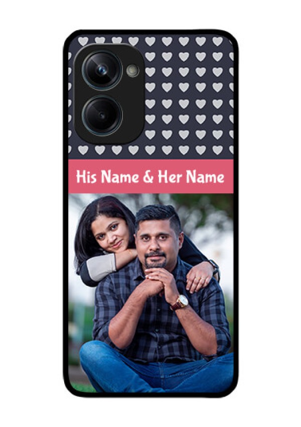 Realme 10 Pro 5G Custom Glass Mobile Case - Love Symbols Design