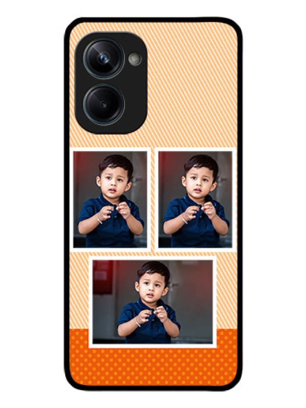 Custom Realme 10 Pro 5G Photo Printing on Glass Case - Bulk Photos Upload Design