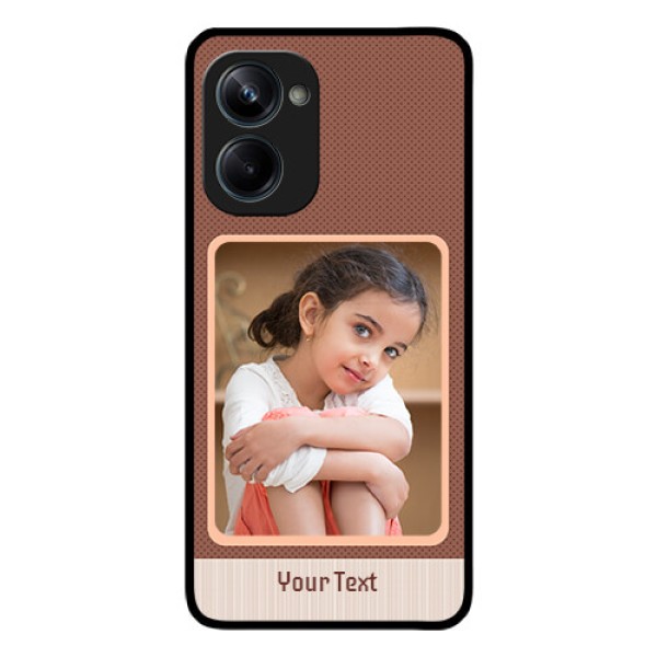 Realme 10 Pro 5G Custom Glass Phone Case - Simple Pic Upload Design