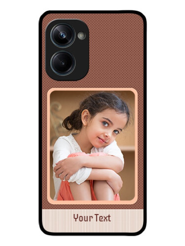 Custom Realme 10 Pro 5G Custom Glass Phone Case - Simple Pic Upload Design