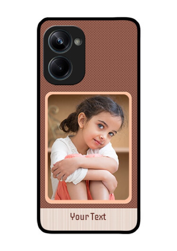 Realme 10 Pro 5G Custom Glass Phone Case - Simple Pic Upload Design