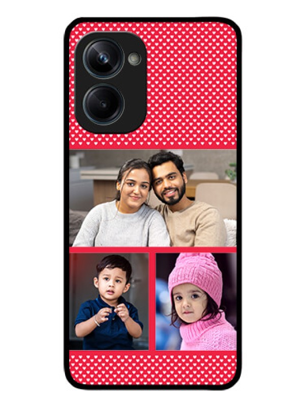 Custom Realme 10 Pro 5G Personalized Glass Phone Case - Bulk Pic Upload Design