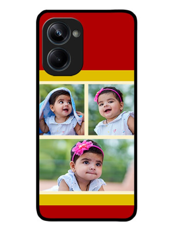 Custom Realme 10 Pro 5G Custom Glass Mobile Case - Multiple Pic Upload Design