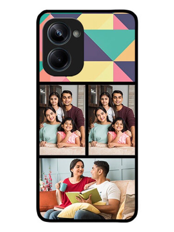 Custom Realme 10 Pro 5G Custom Glass Phone Case - Bulk Pic Upload Design