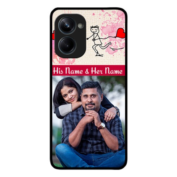Realme 10 Pro 5G Photo Printing on Glass Case - You and Me Case Design