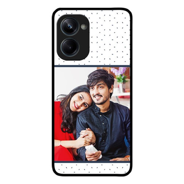 Realme 10 Pro 5G Personalized Glass Phone Case - Premium Dot Design