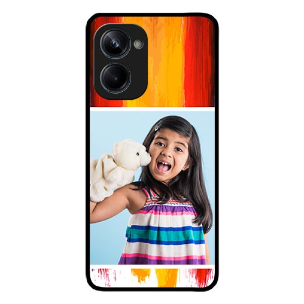 Realme 10 Pro 5G Personalized Glass Phone Case - Multi Color Design