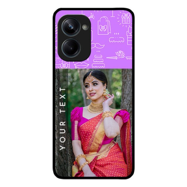 Realme 10 Pro 5G Custom Glass Mobile Case - Birthday Icons Design
