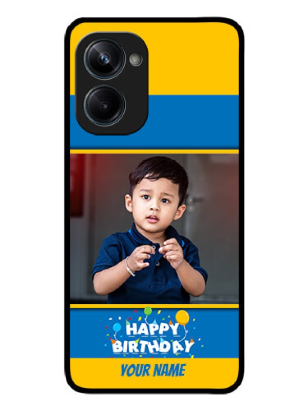 Custom Realme 10 Pro 5G Custom Glass Mobile Case - Birthday Wishes Design