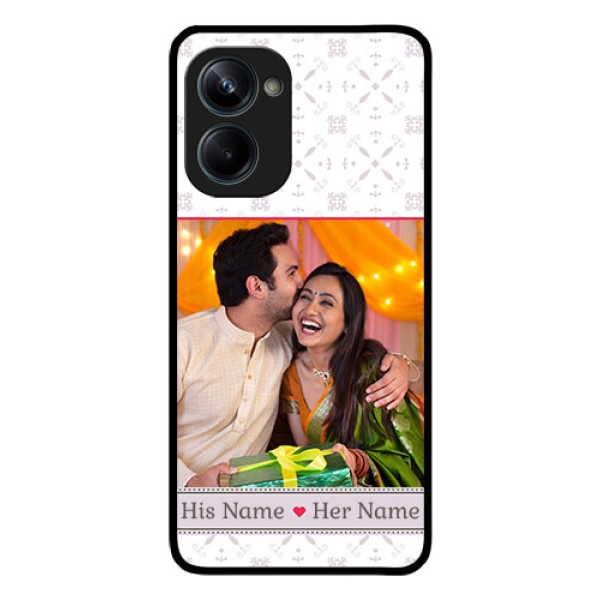 Realme 10 Pro 5G Custom Glass Mobile Case - with Photo and Ethnic Design