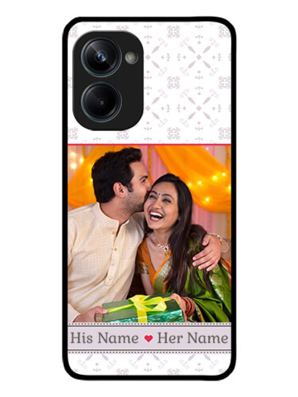 Custom Realme 10 Pro 5G Custom Glass Mobile Case - with Photo and Ethnic Design