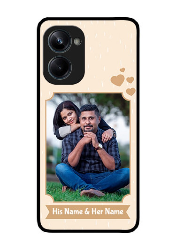 Realme 10 Pro 5G Custom Glass Phone Case - with confetti love design
