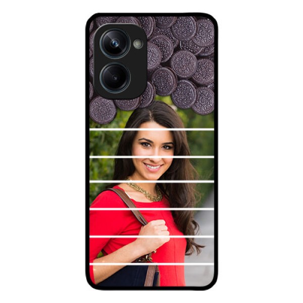 Realme 10 Pro 5G Custom Glass Phone Case - with Oreo Biscuit Design Realme 10 Pro 5G Custom Glass Phone Case - with Oreo Biscuit Design