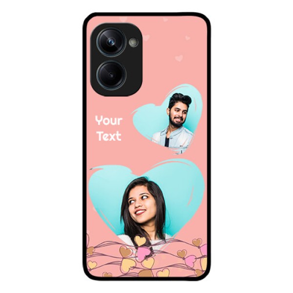 Realme 10 Pro 5G Custom Glass Mobile Case - Love Doodle Design