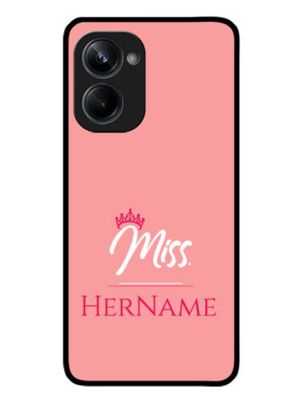Custom Realme 10 Pro 5G Custom Glass Phone Case Mrs with Name