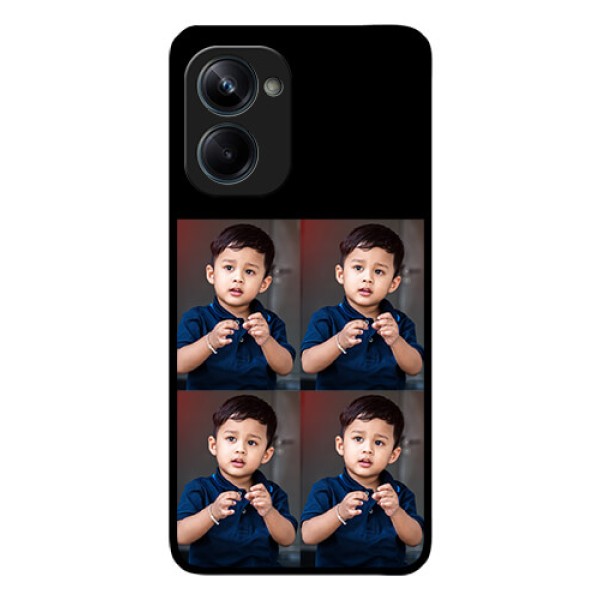 Realme 10 Pro 5G 4 Image Holder on Glass Mobile Cover