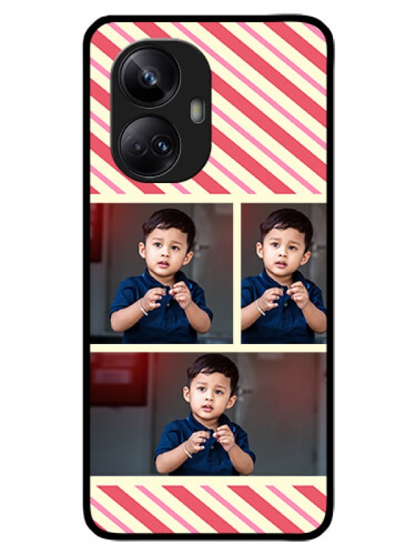 Custom Realme 10 Pro Plus 5G Personalized Glass Phone Case - Picture Upload Mobile Case Design