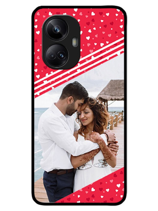 Custom Realme 10 Pro Plus 5G Custom Glass Mobile Case - Valentines Gift Design