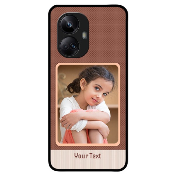 Realme 10 Pro Plus 5G Custom Glass Phone Case - Simple Pic Upload Design