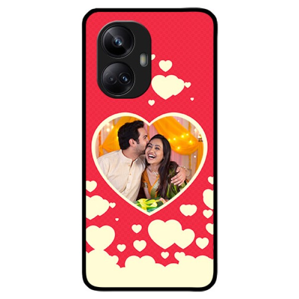 Realme 10 Pro Plus 5G Custom Glass Mobile Case - Love Symbols Phone Cover Design