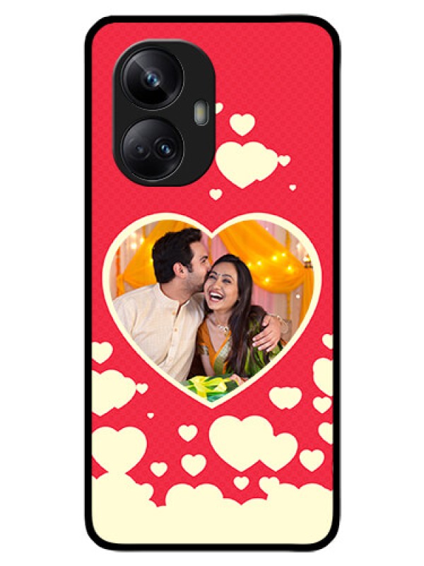 Custom Realme 10 Pro Plus 5G Custom Glass Mobile Case - Love Symbols Phone Cover Design