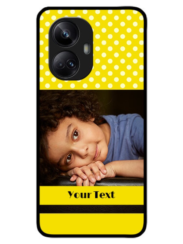 Custom Realme 10 Pro Plus 5G Custom Glass Phone Case - Bright Yellow Case Design