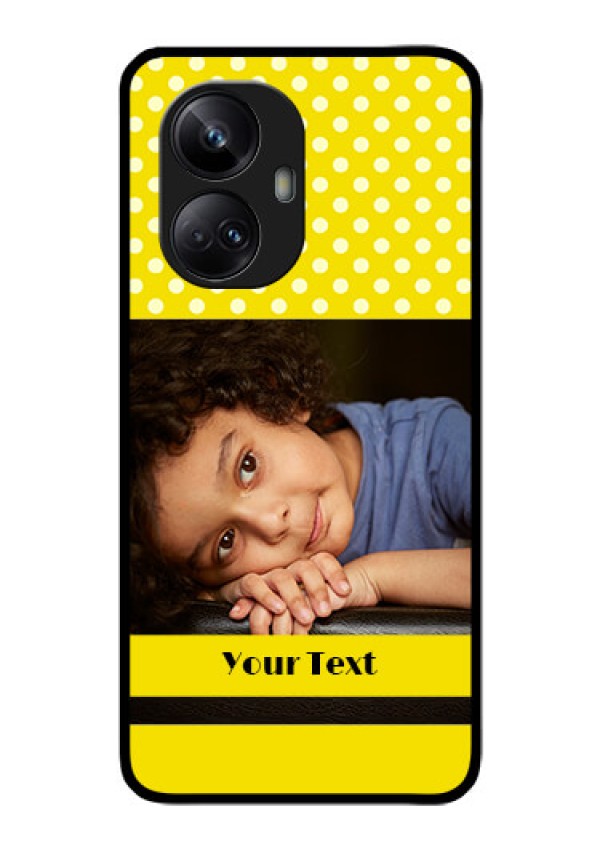 Realme 10 Pro Plus 5G Custom Glass Phone Case - Bright Yellow Case Design