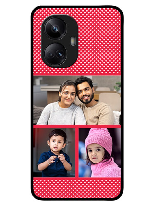 Custom Realme 10 Pro Plus 5G Personalized Glass Phone Case - Bulk Pic Upload Design
