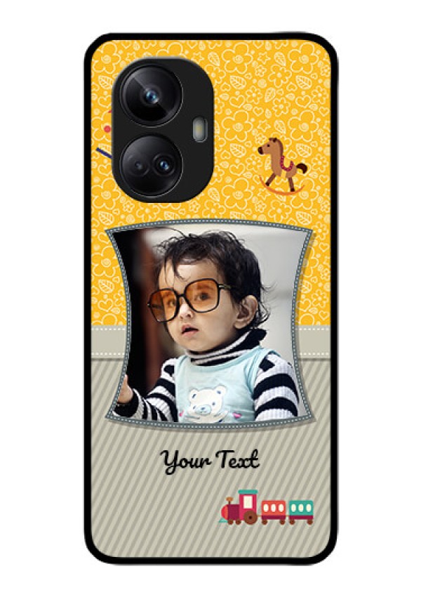 Realme 10 Pro Plus 5G Personalized Glass Phone Case - Baby Picture Upload Design