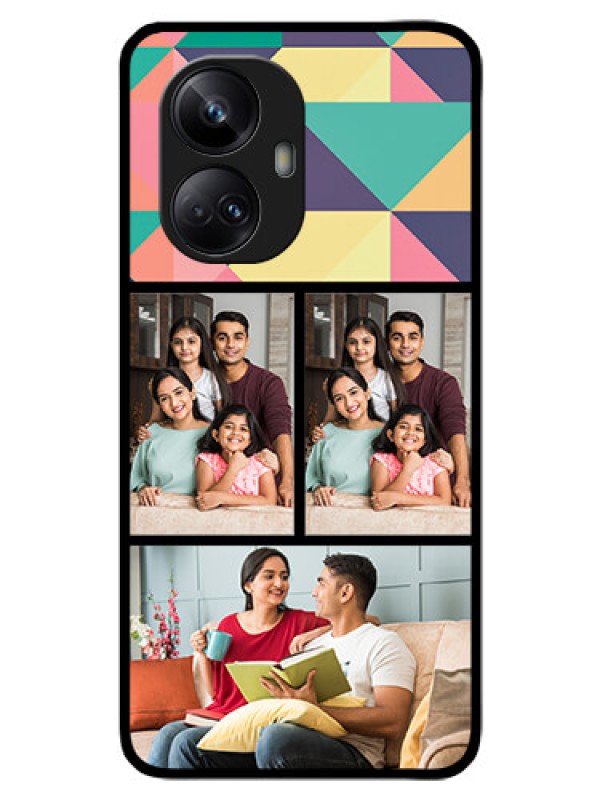 Custom Realme 10 Pro Plus 5G Custom Glass Phone Case - Bulk Pic Upload Design
