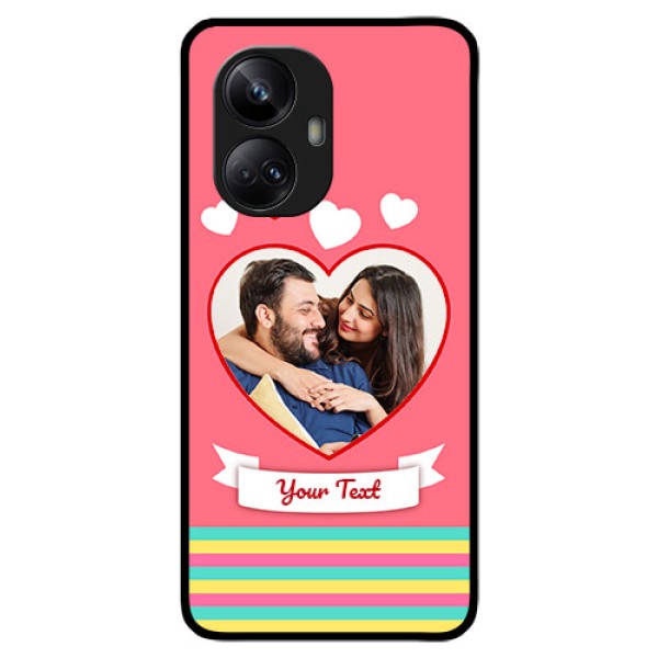 Realme 10 Pro Plus 5G Photo Printing on Glass Case - Love Doodle Design