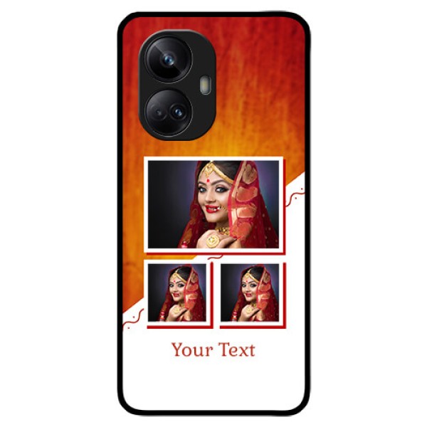 Realme 10 Pro Plus 5G Custom Glass Phone Case - Wedding Memories Design