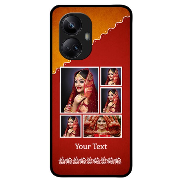 Realme 10 Pro Plus 5G Personalized Glass Phone Case - Wedding Pic Upload Design Realme 10 Pro Plus 5G Personalized Glass Phone Case - Wedding Pic Upload Design