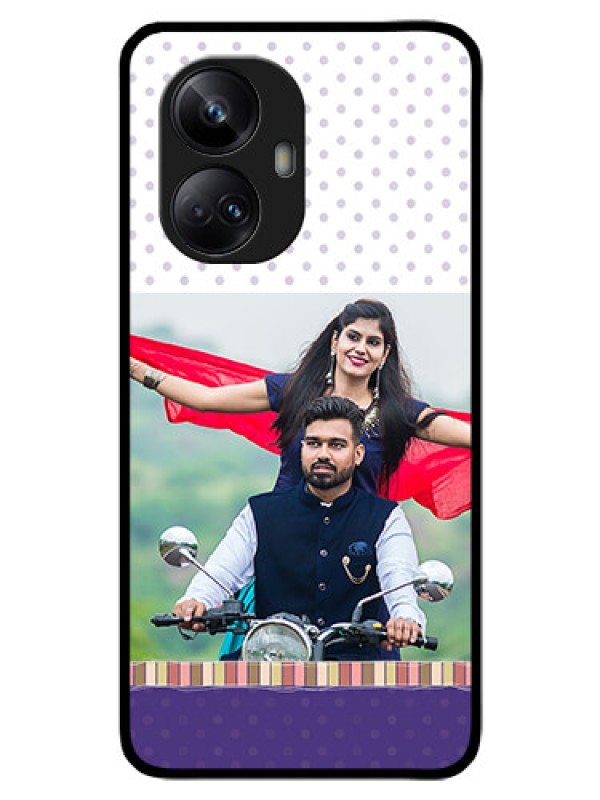 Custom Realme 10 Pro Plus 5G Photo Printing on Glass Case - Cute Family Design