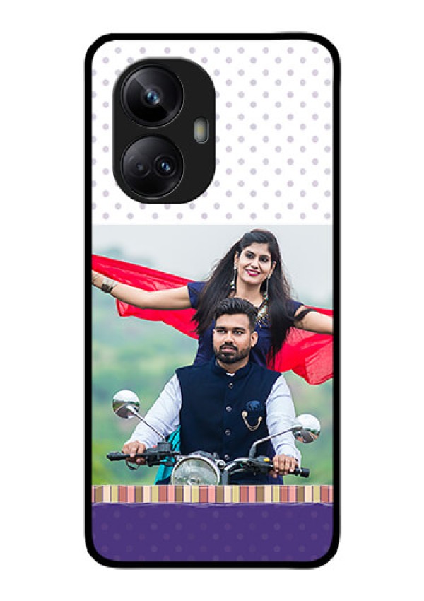 Realme 10 Pro Plus 5G Photo Printing on Glass Case - Cute Family Design