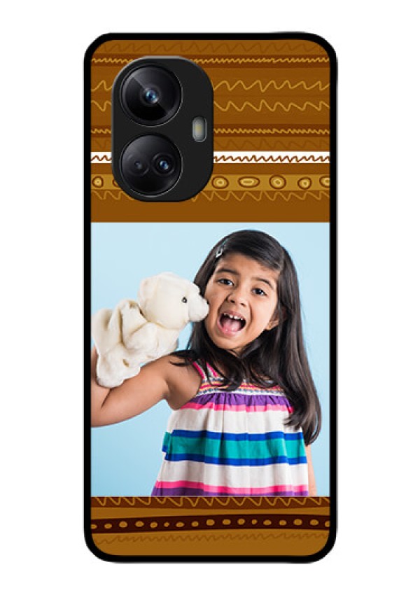 Realme 10 Pro Plus 5G Custom Glass Phone Case - Friends Picture Upload Design