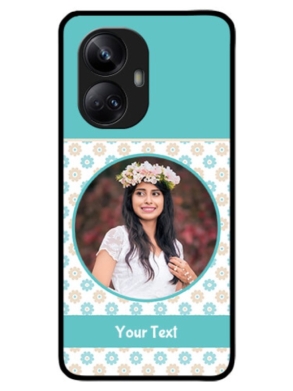 Custom Realme 10 Pro Plus 5G Custom Glass Mobile Case - Beautiful Flowers Design